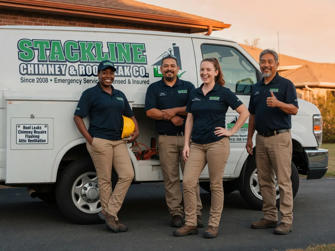 Chimney flashing repair company in Howard, GA
